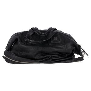 Givenchy Nightingale Hand Bag in Black Leather